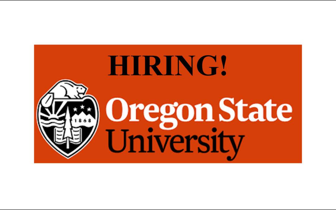 Oregon State University is Hiring 2 Postdocs!