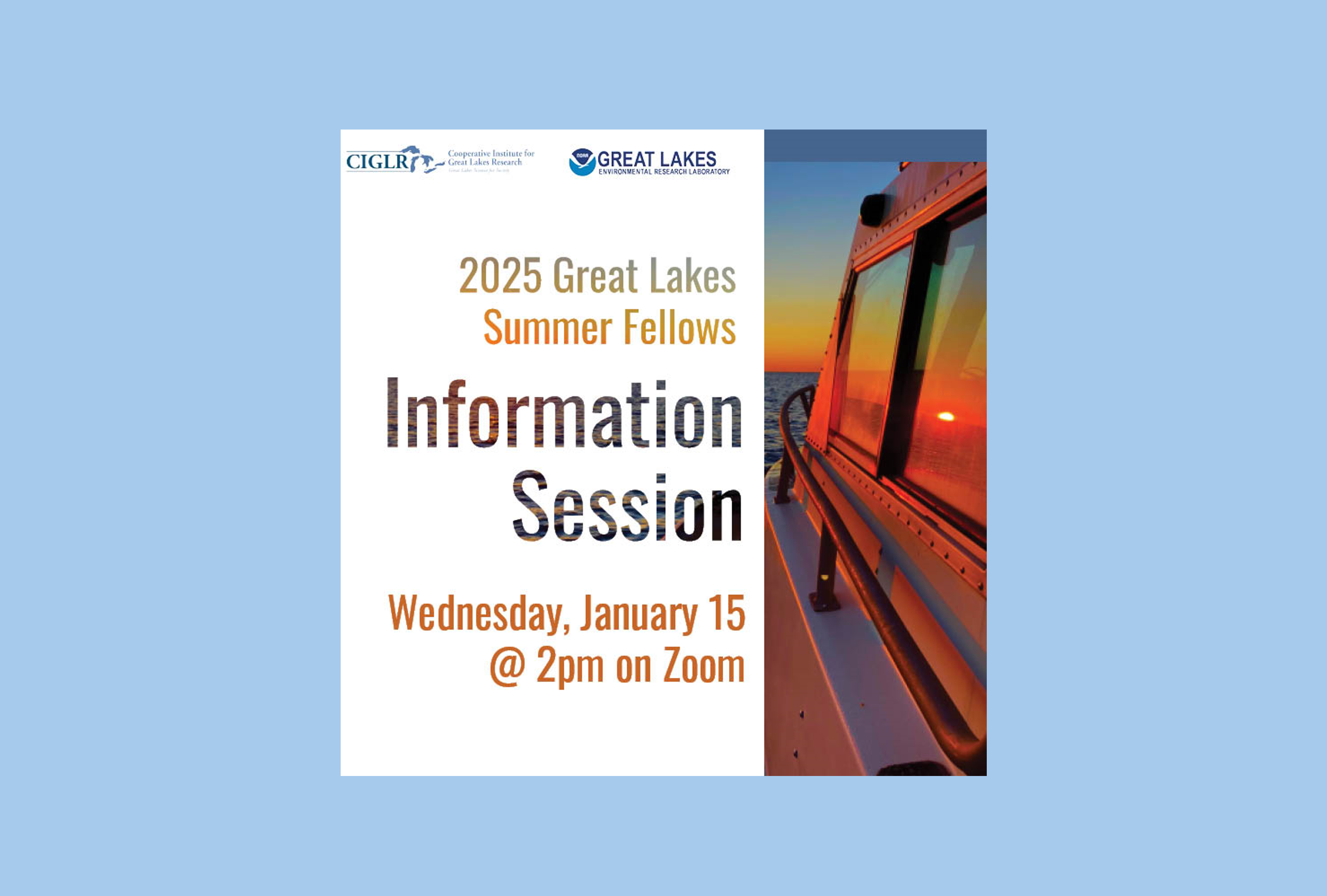 2025 Great Lakes Summer Fellows Information Session